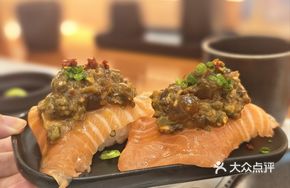 Mashed Chili Egg and Salmon