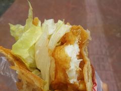 -小红车炸蛋葱油饼