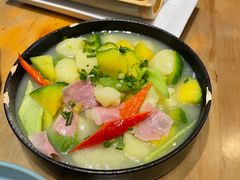 火腿洋芋焖姜饼瓜-山茶云南菜(中关村店)