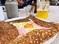 巴黎火腿鸡蛋芝士蘑菇可丽饼-RAC BAR(安福路店)