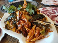拌花菜-塔峪鲜肉烧烤