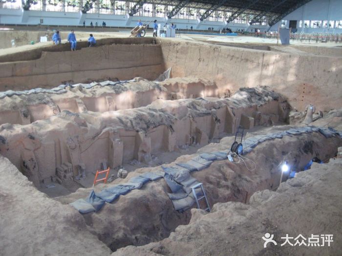 秦始皇帝陵博物院(兵马俑)考古学家图片
