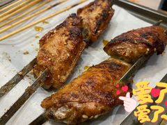 特色烤翅-宝记烧烤·碳锅羊肉·羊蝎子火锅·夜食社(文体路创始店)