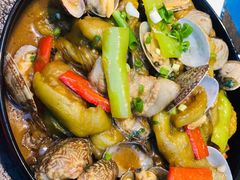 茄子炖蚬子-马路边上·小海鲜烧烤(八一路店)