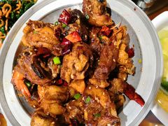 -东来菜馆•手抓海鲜家常菜•海鲜锅贴(鸽子窝店)