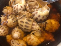 古越陈酿煮花螺-杭州西子湖四季酒店·金沙厅
