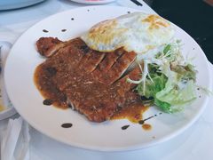 黑椒带骨猪排双蛋饭-柠檬树茶餐厅(海雅缤纷城店)