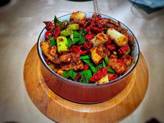 宫爆板筋-山石榴·贵州菜(丰盛里店)