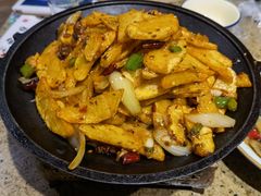 干锅土豆片-福阿婆老牌湘菜(大润发店)