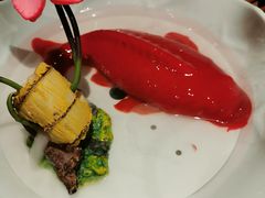 果冻鸭血-老牌坊云南鱼豆花火锅(爱建店)