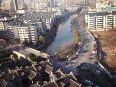 11楼窗外的运河风景-无锡日航饭店