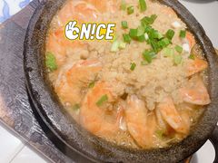 石板蒜蓉虾-小菜园新徽菜(南通崇川金鹰店)