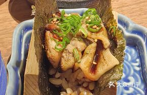 Star Conger Eel and Foie Gras Hand Roll