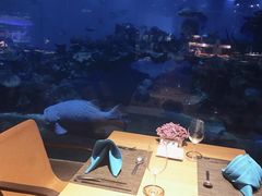 -海棠湾洲际-涛·海底餐厅·美人鱼·自助餐·海底隧道