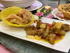 炸云吞拼香橙骨-桃园盛宴·岭南粤菜·手工茶点(南庄店)