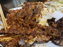 -北京龙庆四季香农家饭庄·灶台鱼·碳烤虹鳟鱼(龙庆峡店)