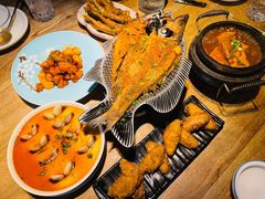 香烤海鲈鱼-蜜桃餐厅·江浙融合菜(荟聚购物中心店)