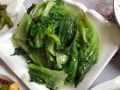 炒生菜-小李子油焖大虾(南浦店)