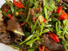 小炒黄牛肉-鸿运楼烤鸭店(天桥店)