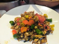 紫苏爆牛蛙-细毛蒸虾(南湖店)