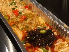 锡纸金针菇-黑门烤肉