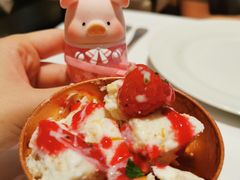cassata with rasberries-La Petite Maison (LPM) Hong Kong