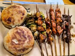 烤烧饼(串)-老姑砂锅·烧烤天津菜(体北道店)