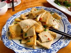 煎豆腐-柞水乾佑红门家菜