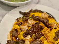 至尊滑蛋三拼饭-有章牛杂(石厦店)