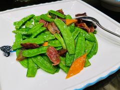 荷兰豆炒腊味-上海老饭店(北京分店)