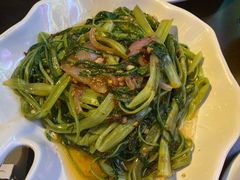 马拉盏炒通菜-大头虾越式风味餐厅(光明广场店)