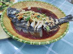 清蒸偏口鱼-四海蒸鲜蒸汽海鲜自助(北戴河店)