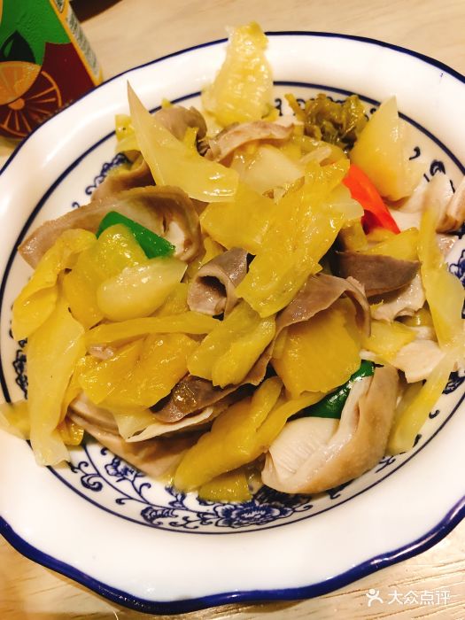 兔爸私家小厨酸汤肚片图片 - 第1张