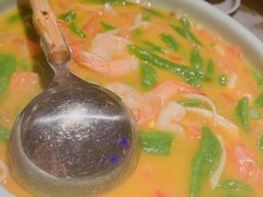 翡翠海鲜面疙瘩汤-绿茶餐厅(乐峰广场店)