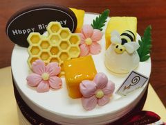 芒果柚子奶油蛋糕-花花卷卷·鲜食蛋糕(静安久光百货店)