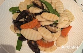 Brocade Stuffed Morel Mushroom