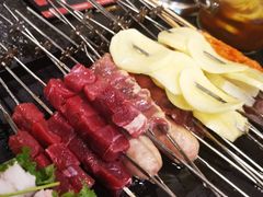 -長壹旋转烤吧 农家鸡火锅