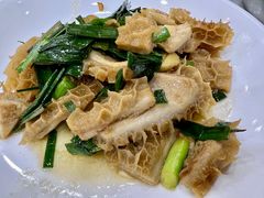 大蒜炒牛肚-红灯笼龙凤饭店(宁波老字号店)