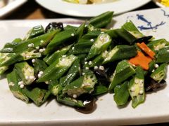 蒜蓉秋葵-双合园·海鲜水饺青岛菜(万佳广场店)