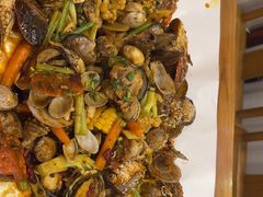 -东来菜馆•手抓海鲜家常菜•海鲜锅贴(鸽子窝店)