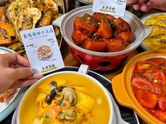 -东来菜馆•手抓海鲜家常菜•海鲜锅贴(鸽子窝店)
