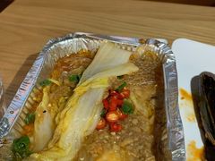 锡纸娃娃菜-炭益东北烧烤(白马万科里店)