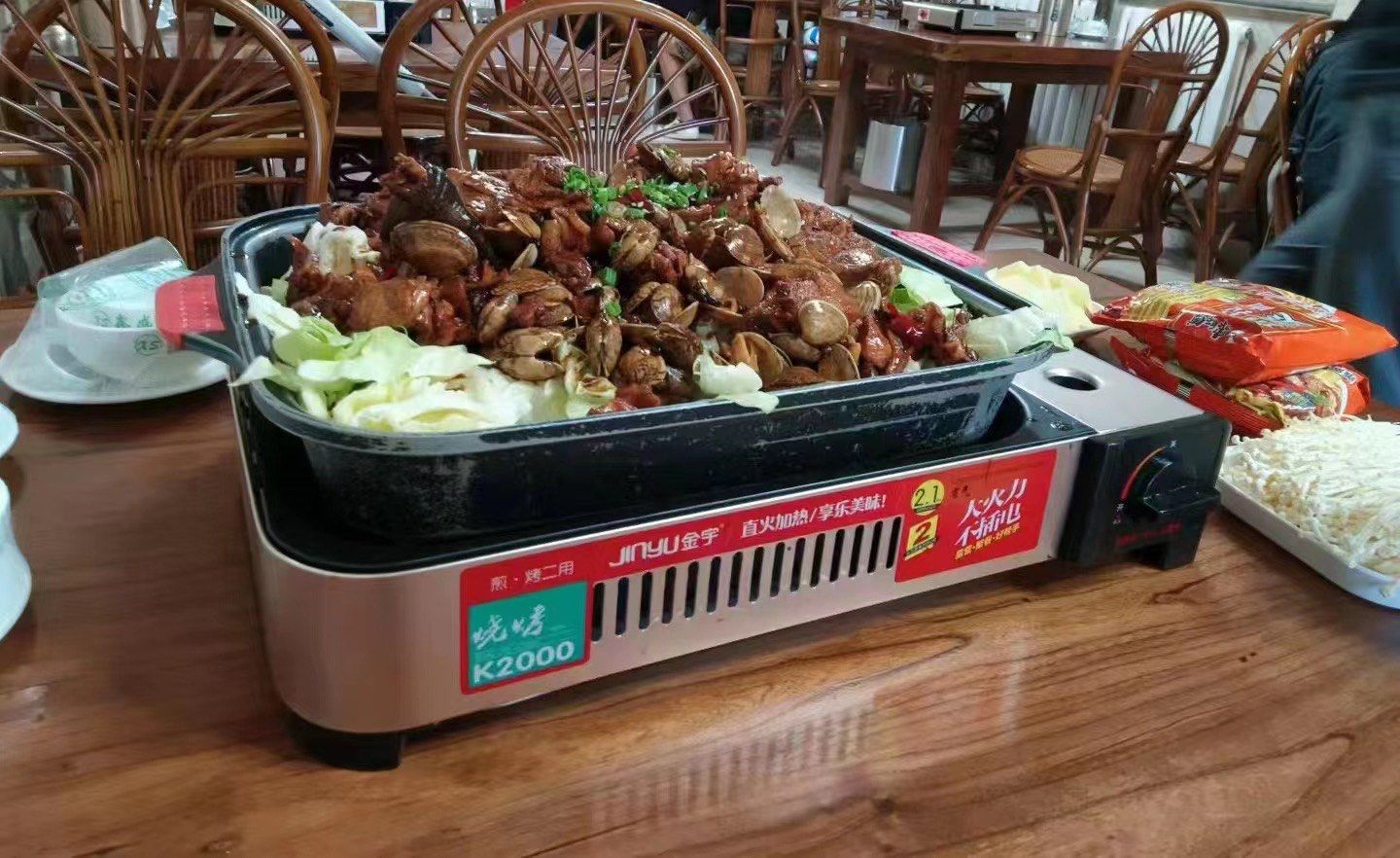 美味大肥鸡,打卡了鸿运蛤蜊鸡