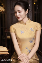 -禾米旗袍妈妈装礼服定制(嘉业国贸店)