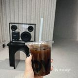 黑白色系很酷的咖啡店☕️｜今天喝冰美式🧊