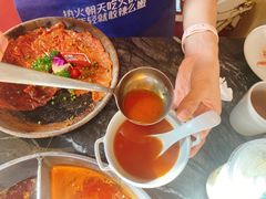 -热火朝天鲜切牛肉火锅(南强街巷店)