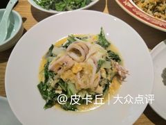 笔管小白菜-必点海鲜·海肠捞饭·鲅鱼水饺(滨江道店)