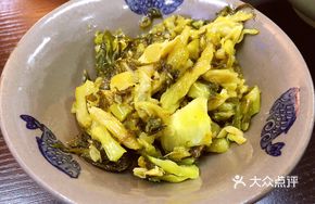 Pickled Mustard Greens with Meat Sauce