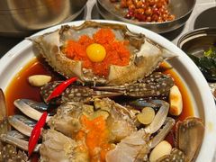 -草家酱蟹炭火烤肉店(珲春南路一店)