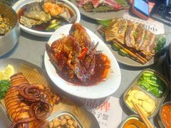 -草家酱蟹炭火烤肉店(珲春南路一店)